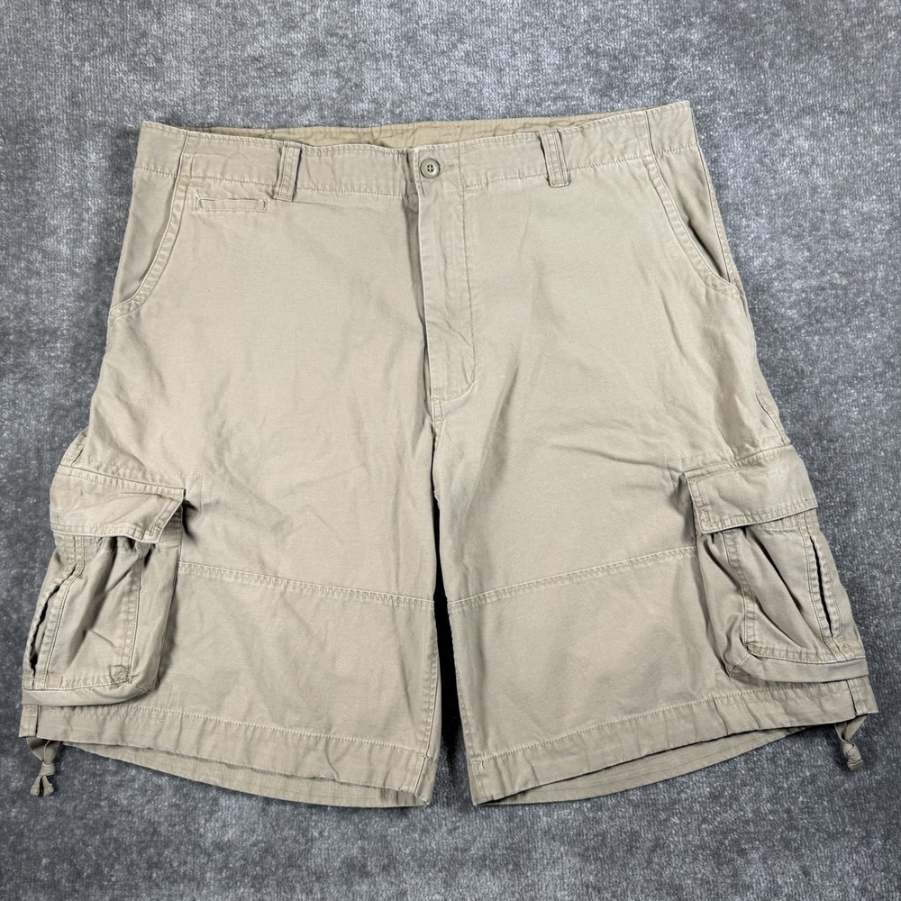 Rothco Infantry Utility Shorts Mens XXL Regular Beige Cargo Drawstrings Military